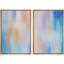 Pastel dégradé abstrait, doux, style aquarelle, coups de pinceau, illustrations, art moderne, décor, détente-99015584-99015585
