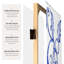 6 Ft. Tall Double Sided Blue Filigree Canvas Room Divider-561013996