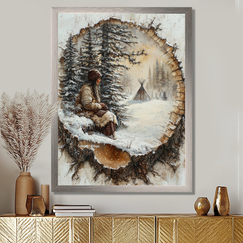 Grata - Fashion Wall Art Living Room, 40" H x 30" W, Single Picture Frame Print, Silver