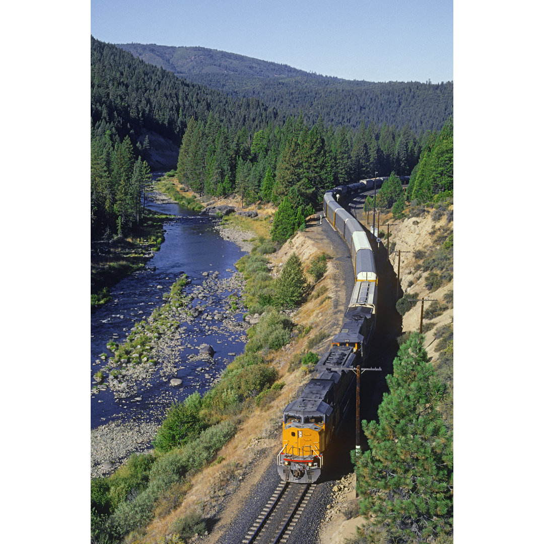 Leinwandbild Freight Train von BeyondImages