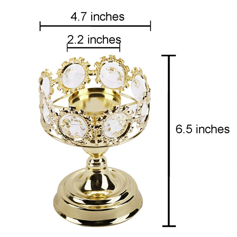 Metal Tabletop Candelabra