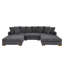 Canapé modulaire rembourré 5 pièces Blondun-222322488
