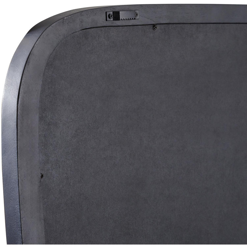 Adalaide Rectangle Mirror, Black