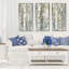 «Birch Wood Meadow» par Susan Jill, reproduction sur toile flottante 3 pièces-62940699