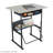 AlphaBetter® Metal Adjustable Height Open Front Desk-30119174-30119175