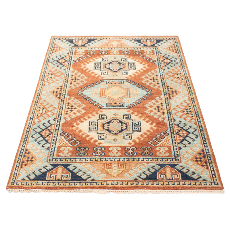 Tapis unique en cuivre 5 pi 5 po x 8 pi 0 po Jules Serapi