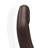 Dark Brown + Silver Hight adjustable Genuine Leather + Faux Leather + Aluminium Alloy Office Chair