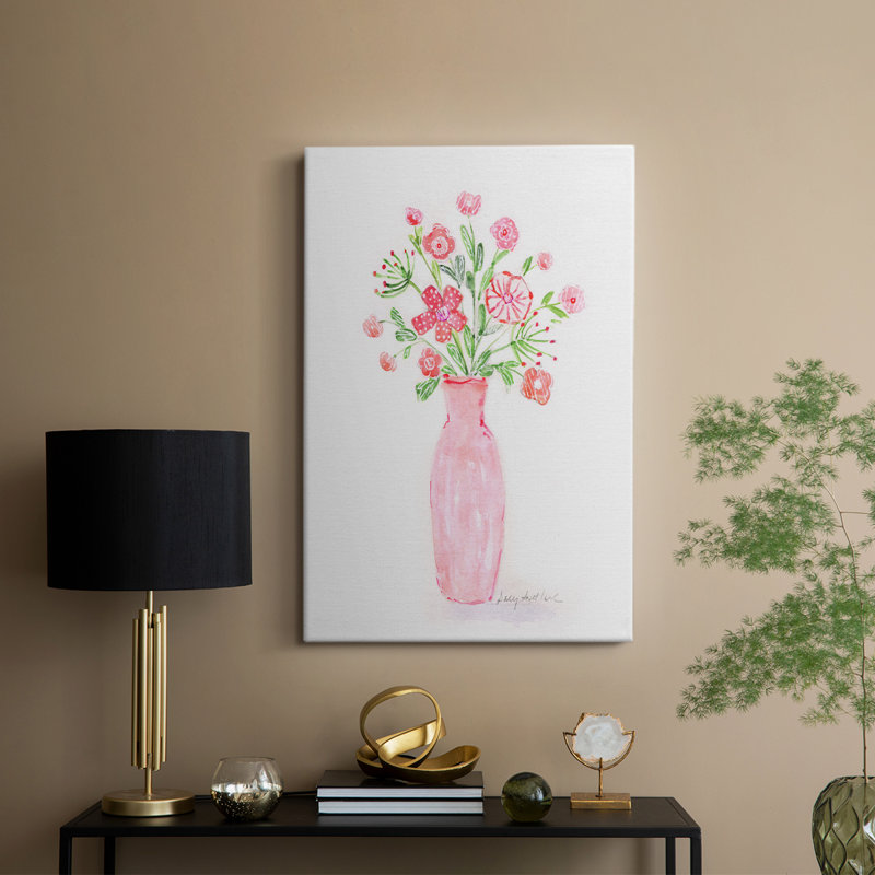 Boho Pinwheel Bouquet II - galerie sur mesure Cavas, H 18 po x l 12 po
