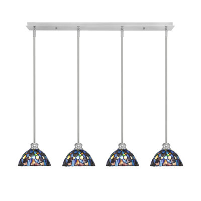 Luminaire suspendu linéaire 4 lumières Edge