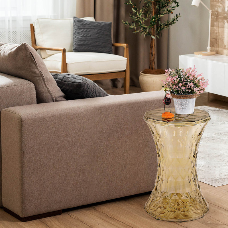 Tregg End Table, Yellowish Brown