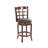 Swivel Upholstered Counter Stool with Solid Wood Frame-15374757-41670033-41670035