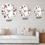 Petits oiseaux sur les branches d'un arbre III - Horloge murale traditionnelle-60187304