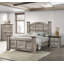 Lit à baldaquin contemporain grand format 1pc