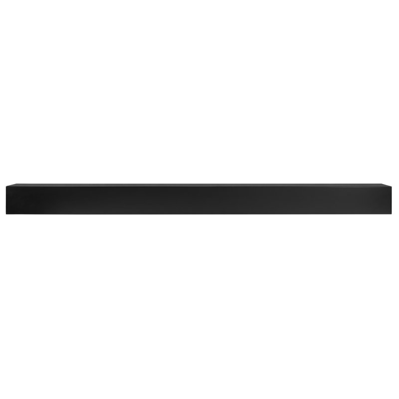 Tablette en bois aggloméré 72 po The Sam, 72", Noir
