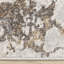 Tapis à motif abstrait crème et beige Dharamvir-944765102