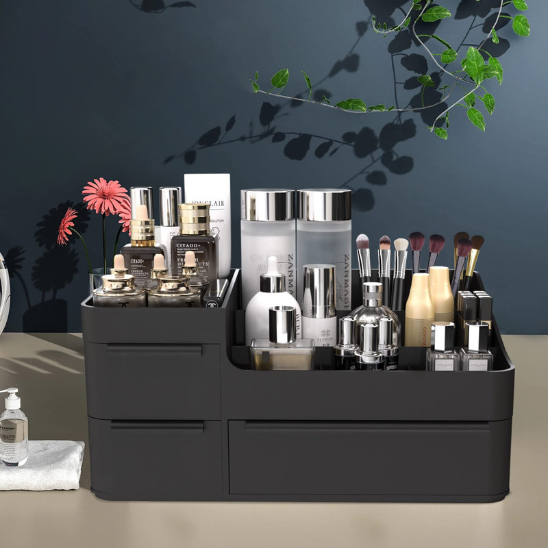 Organisateur de maquillage, Noir