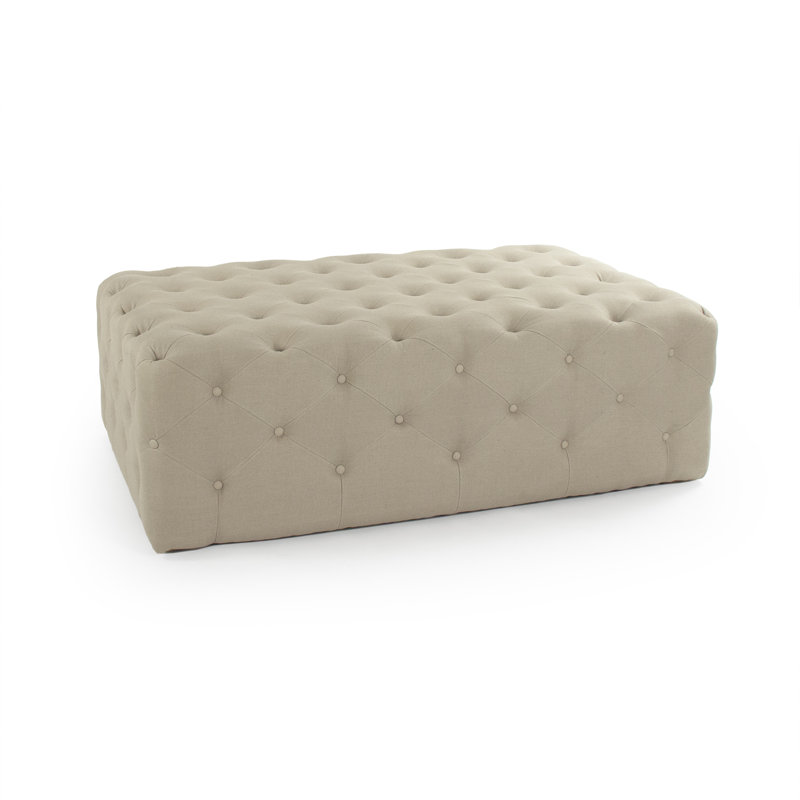 Repose-pieds touffeté rectangulaire Randall