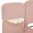 Michaelin Contemporary Minimalist Upholstered Platform Bed With Floating Nightstands-115199419