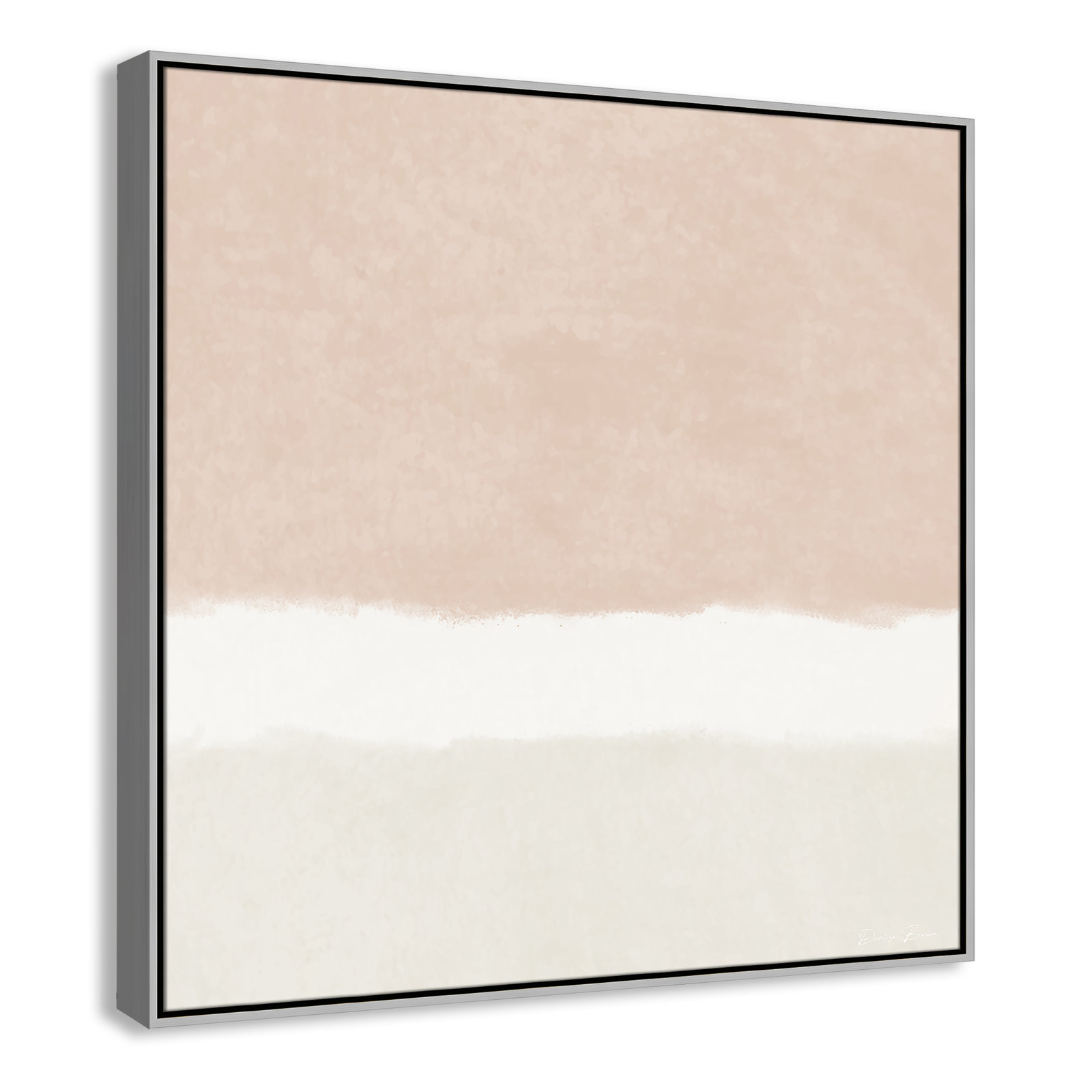 Willadeene "Slate 2" Print, 37.5" H x 37.5" W, Silver Framed