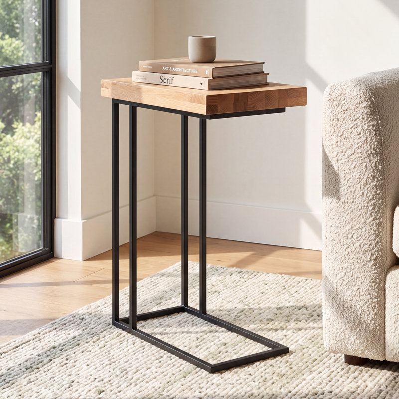 Highland Solid Wood Top End Table