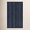 Nichols Navy Hand-Tufted Striped Wool Rug