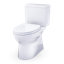 TOTO Glaston Two-Piece Elongated 1.28 GPF WASHLET+ and Auto Flush Ready Universal Height Toilet with CEFIONTECT and SS124 SoftClose Seat, Sedona Beige - MS472124CEFG#12