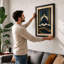 Figure of Transcendence Art Deco - Framed Print-1970872531-1970872541