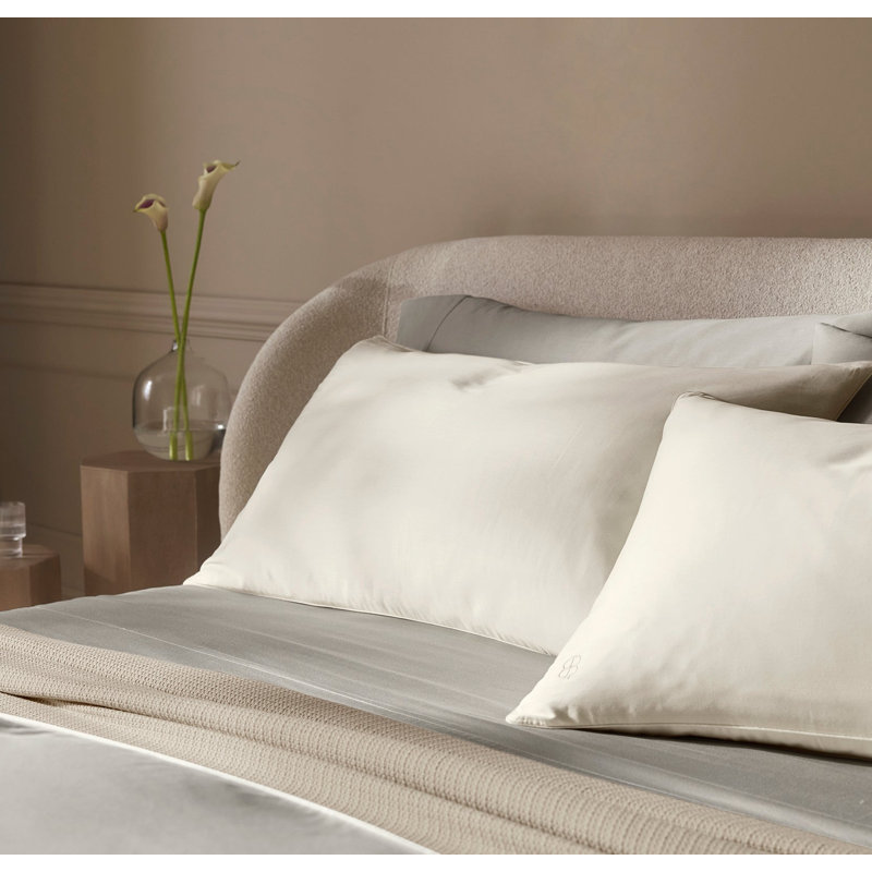 Signature Embellished Duvet Set, King;Cal King, Cream