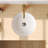 DeerValley 16" x 16" White Ceramic Round Undermount Bathroom Sink with Overflow