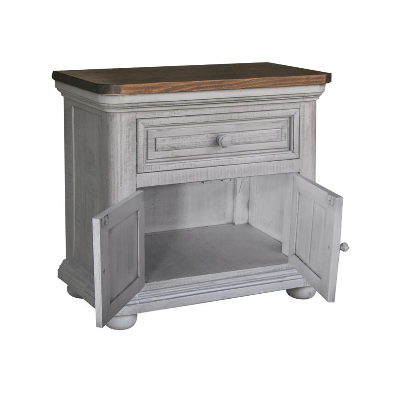 Ragnar 28'' W Solid Wood Nightstand