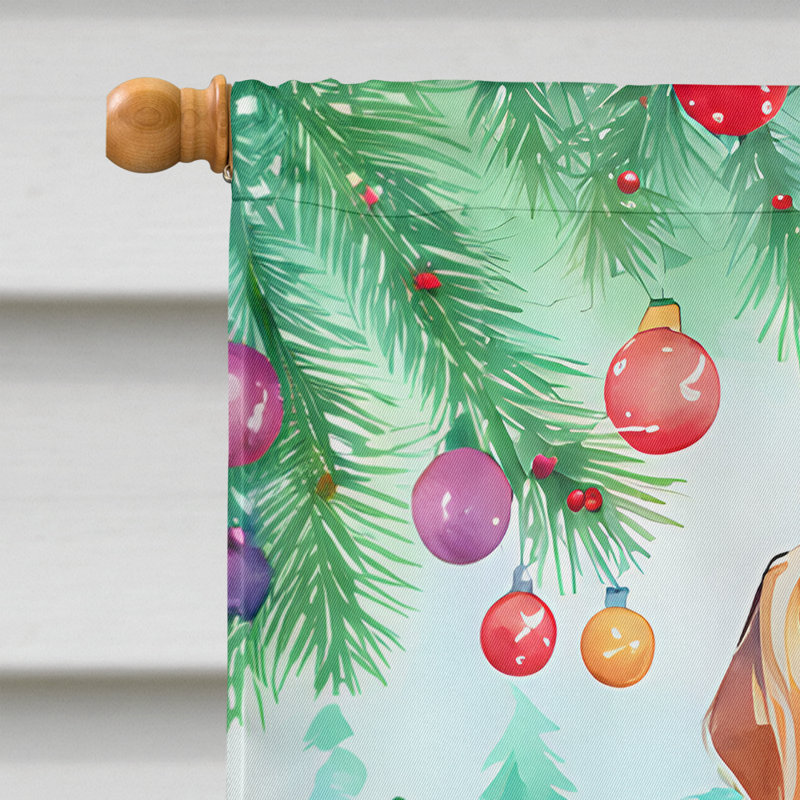 Double Sided Polyester Christmas, 40" H x 28" W