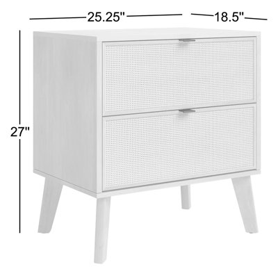 Cory 2-Drawer Nightstand
