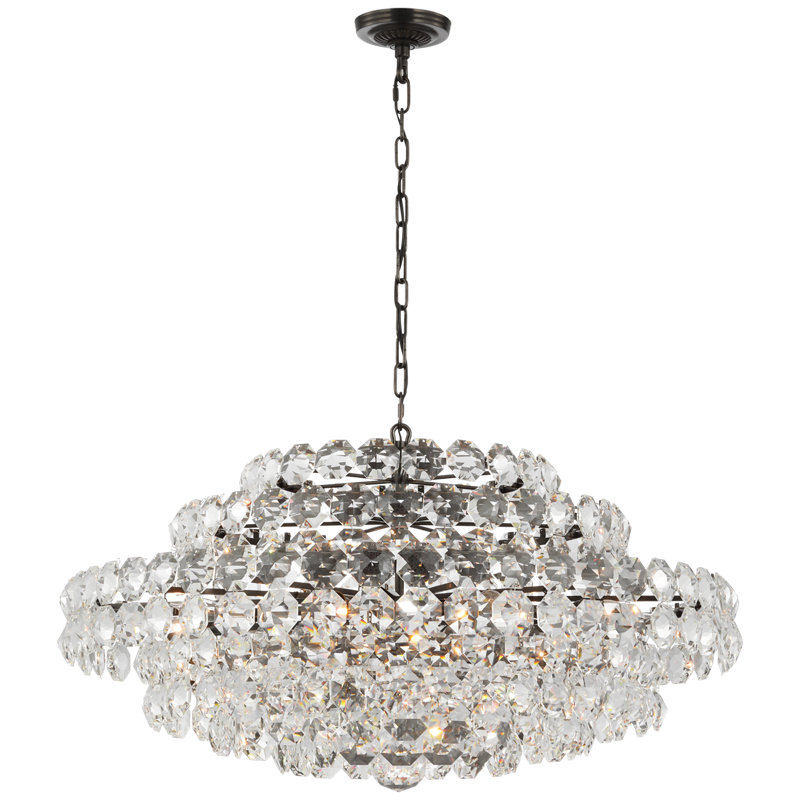 Sanger 18 - Light Chandelier, Bronze