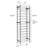 Rockrose 150 Bottle Wine Bottle Rack Black-1348215817