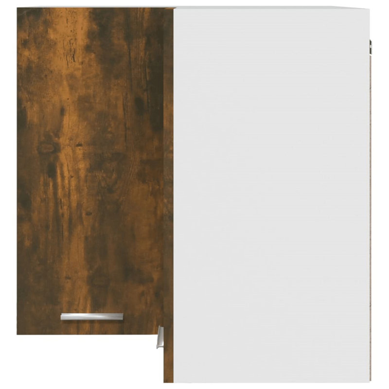 Hanging Corner Cabinet 57X57x60 Cm, Brown