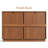 Stanton 47.2" W 6-Drawer Double Dresser with Waveform Fluted Panels-648098217