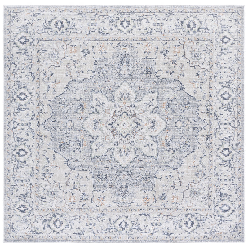 Trien 100 Performance Oriental Rug, Square 6'7"