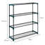 90cm W Metal Shelving Unit