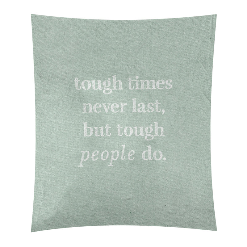 Tapisserie en polyester rigide times, H 80 po x l 68 po, Vert / blanc
