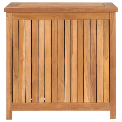 Boîte de rangement en bois de teck massif 26,42 gallons Distefano