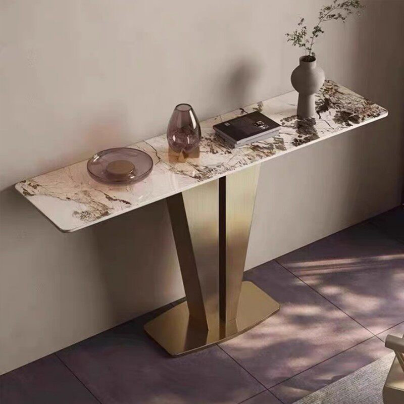 Console Modern Minimalist Luxury Art, H 33,46 po x l 62,99 po x P 13,78 po