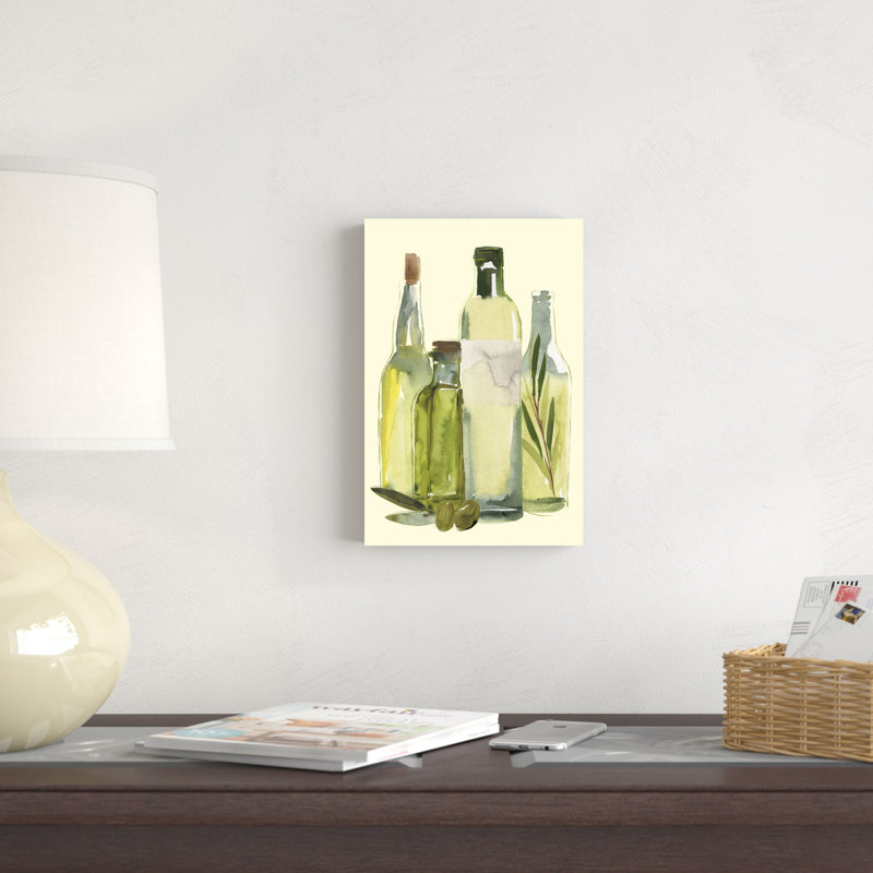Ensemble d'huile d'olive I, H 12 po x l 8 po