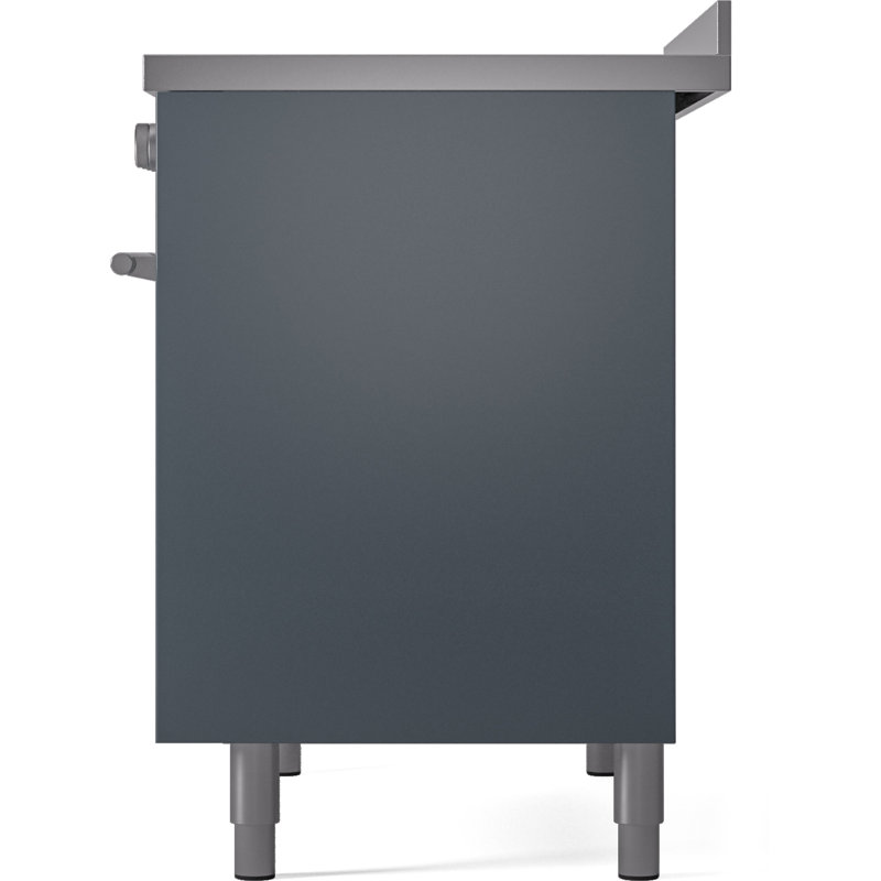 ILVE Professional Plus II 40 in Induction Range, Blue Gray/Stainless Steel