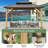 10 FT x 12 FT Solid Wood Patio Gazebo with 2-Tier Steel Ventilation Hardtop