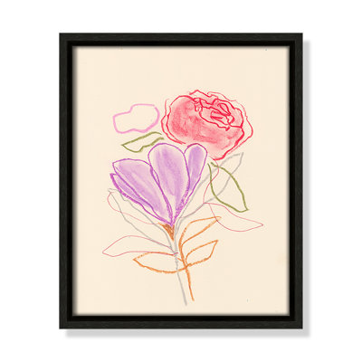 Simple Floral III Print by Bea Dina