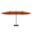 Parasol de marché rectangulaire double face avec base Kirkbride 181 po x 106 po-1153742967