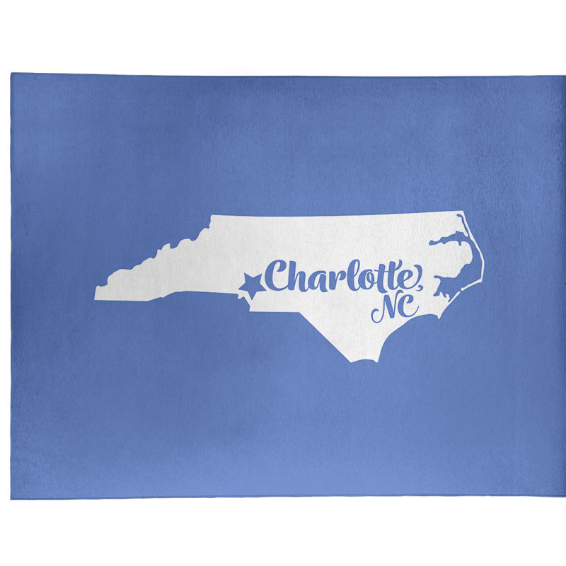 Tapis de poly-chenille en poly-caroline du nord charlotte, Rectangle 9 pi x 12 pi