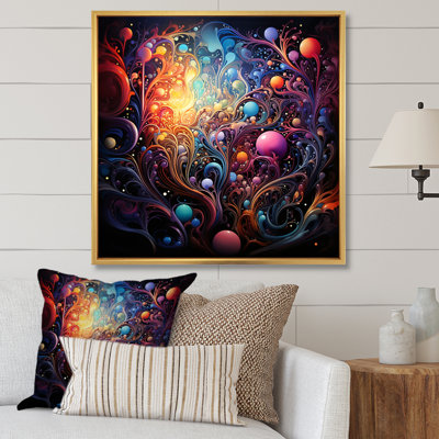 «Vision Of Spiritual Journey - Buddhism Wall Art Living Room»