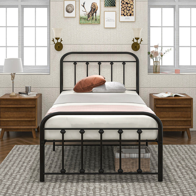 Beacon Falls Upholstered Bed, Single (3')