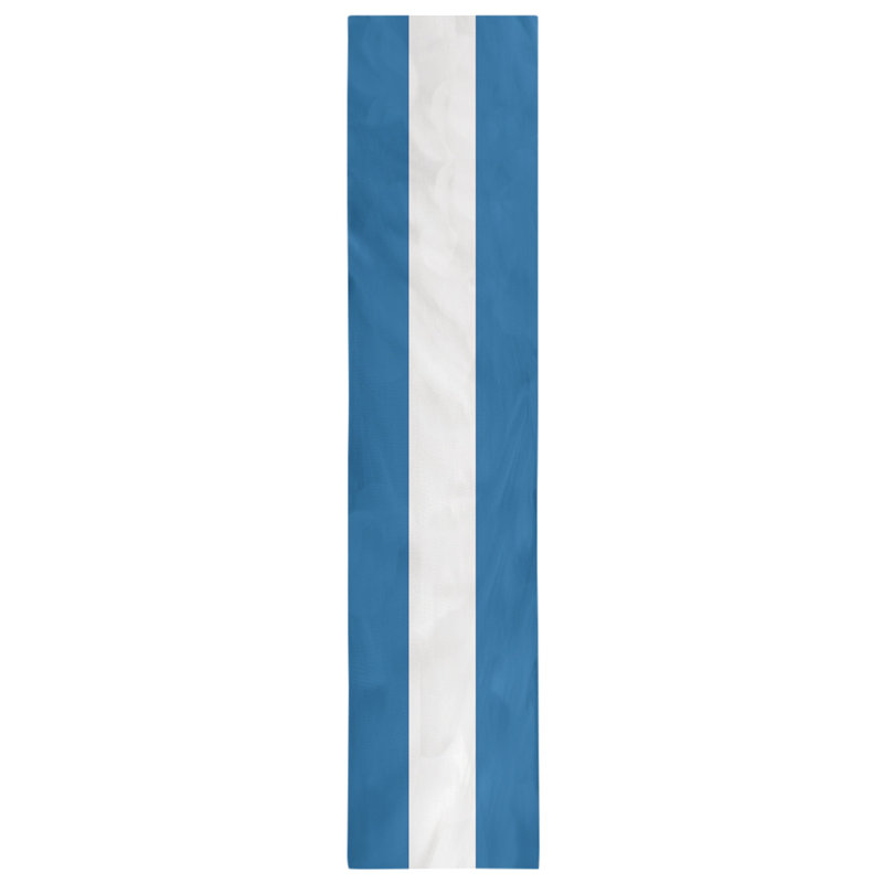 Chemin de table, Los Angeles, 72 po x 16 po, Bleu Dodger / blanc / bleu Dodger